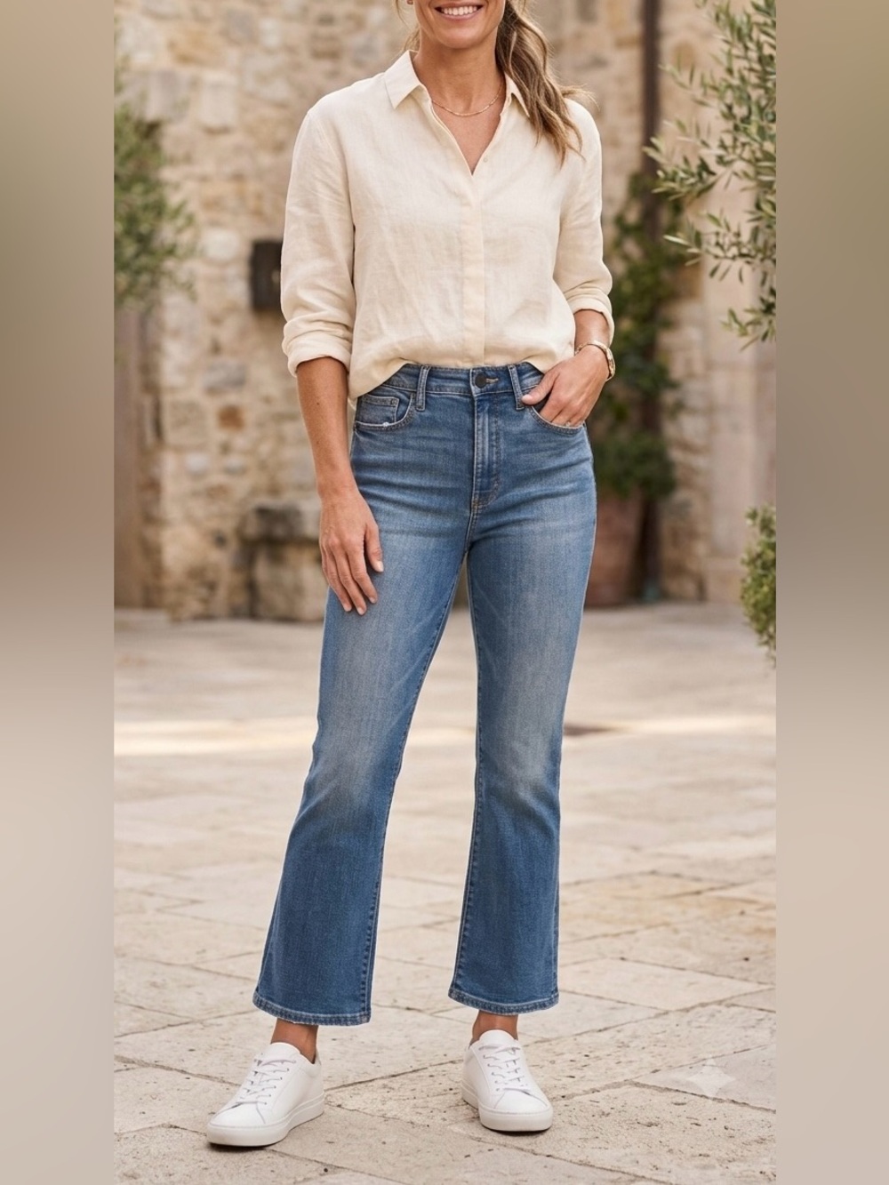 Athleta SculptTek Straight Jeans Size 6